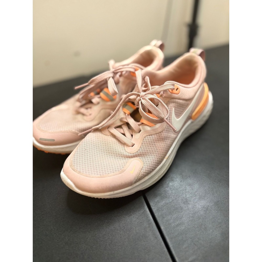 Nike Legend React 2 Womens Running Shoes Pink Orange CW1778-602 Size 8